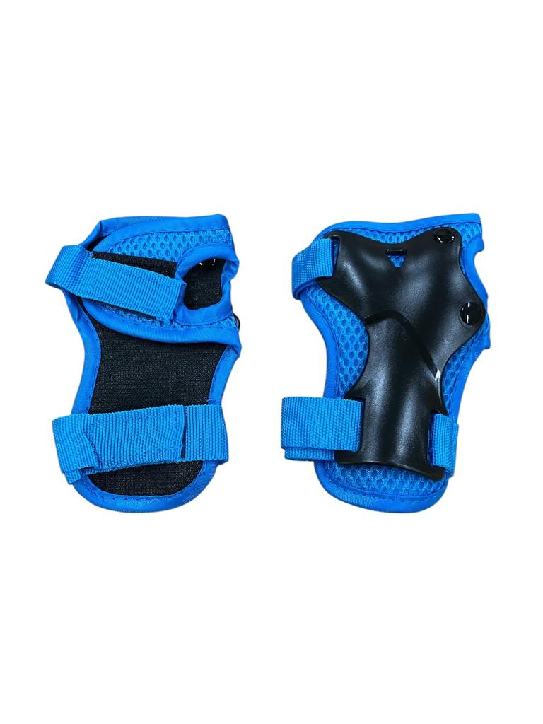 Top Bicycle Unicycle Kids Protector Blue Kids Knee Pads Elbow Pads Palm Pads Ages Adjustable Size 2-6