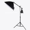 Adjustable Photography Boom Arm Kit 76 135cm with Sandbag and Universal Clamp for Studio Lighting