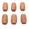 Miniature Wooden Beer Barrels Vintage Barrels Figurine for Dollhouse Decoration Miniature Scene Ornament Collectibles