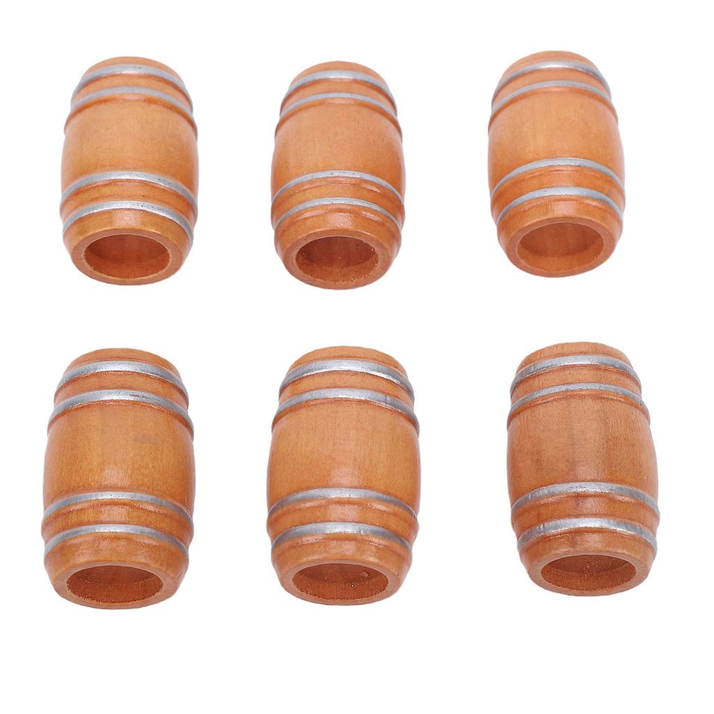 Miniature Wooden Beer Barrels Vintage Barrels Figurine for Dollhouse Decoration Miniature Scene Ornament Collectibles