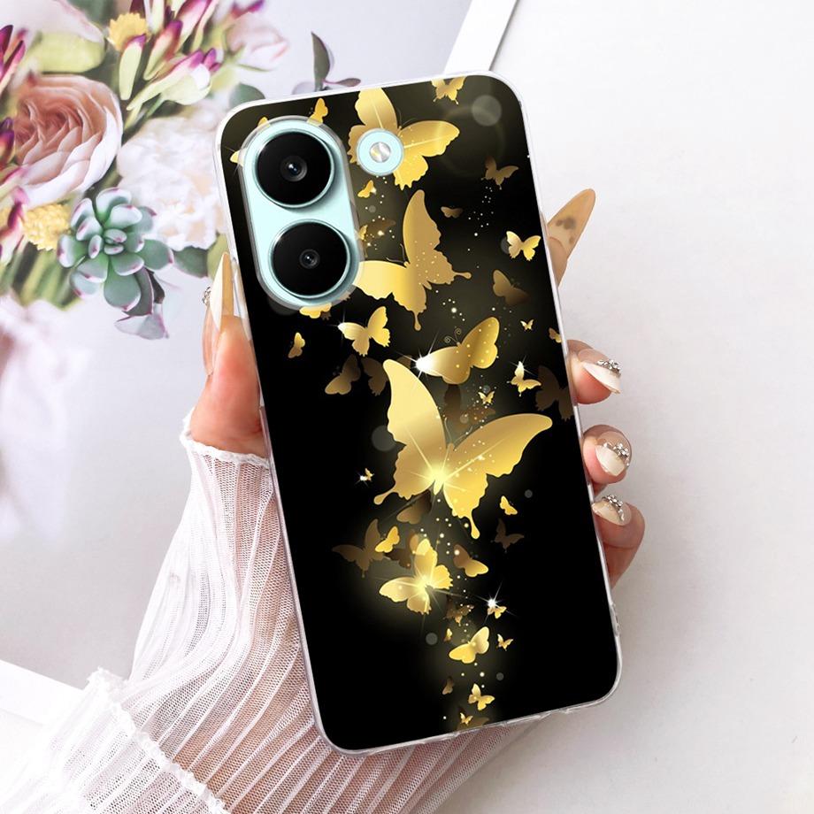 For Xiaomi Poco X8 Pro Max Phone Case Soft Silicone Cover Butterfly Dragon Cat Floral Bumper On Xiaomi Redmi Turbo 5 Max Funda