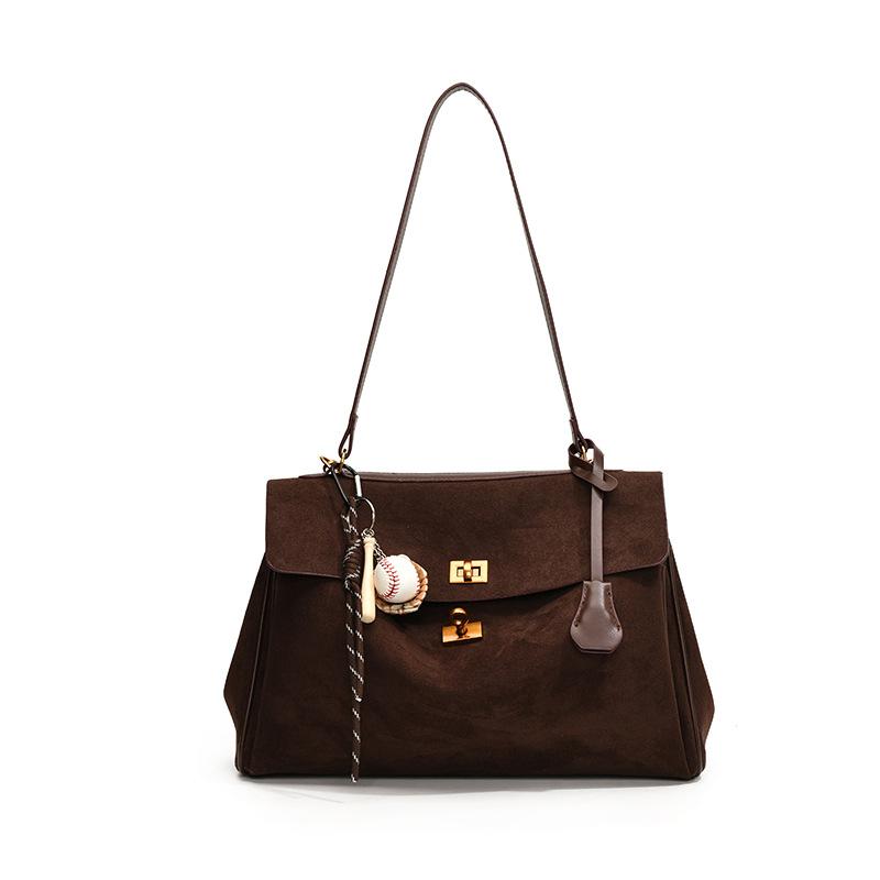 Large Capacity Commuter Tote Bag Women's New Fashion Shoulder Messenger Bag