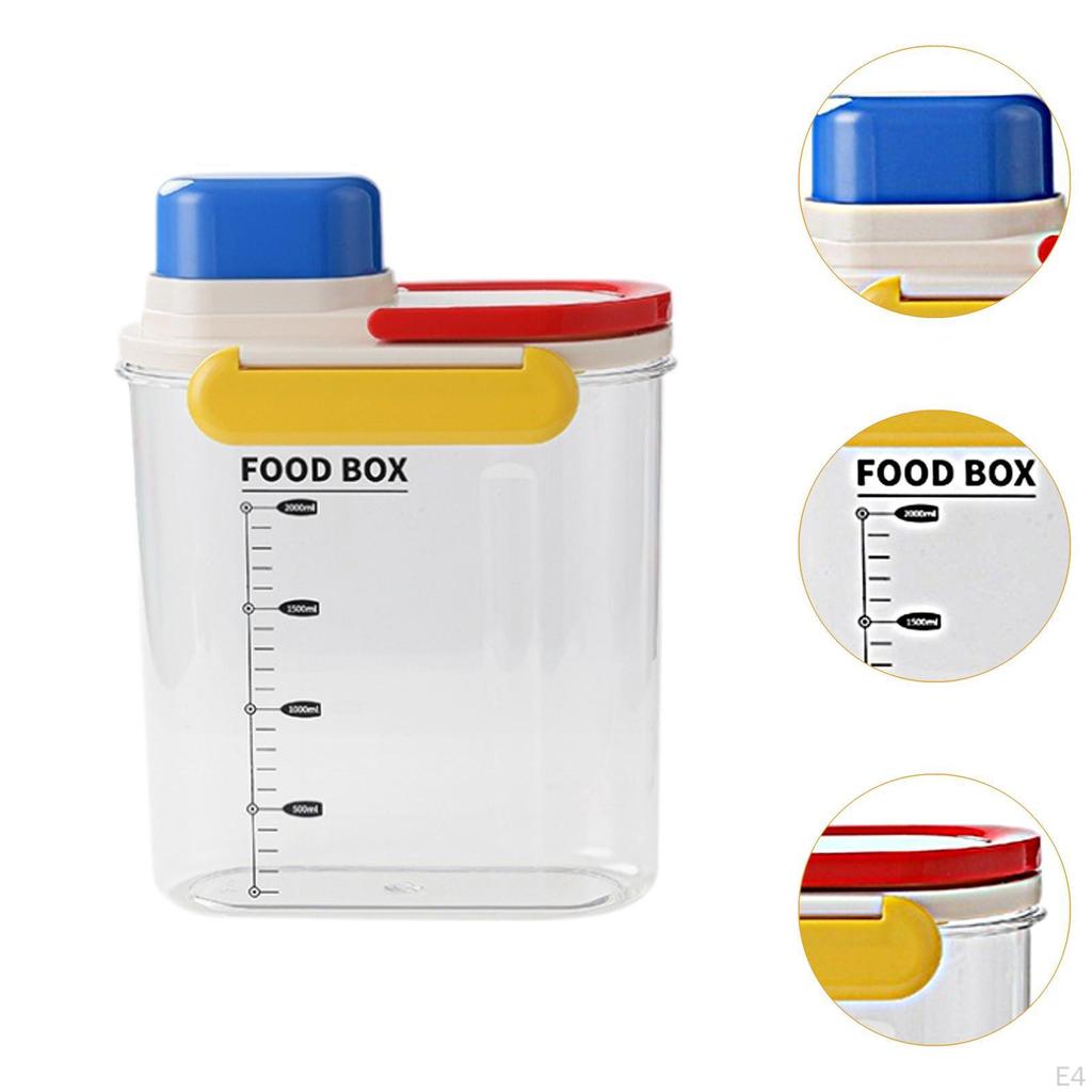 Kitchen Storage Bin Pet Food Bucket for Household Organization Pantry Grain Dry