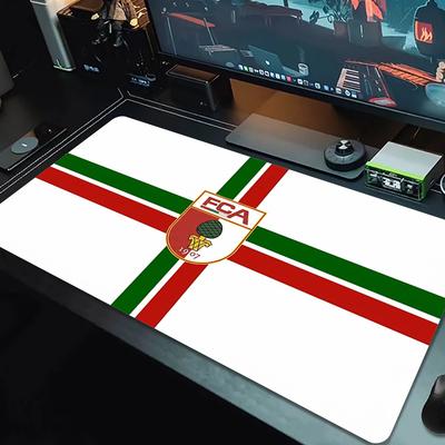 FC Augsburg Mauspads Großes Gaming-Tischkissen Rutschfestes Laptop-Tablet Großes Mauspads XXL Matte Mini-PC Spielmatte Mit verriegeltem Rand_xia