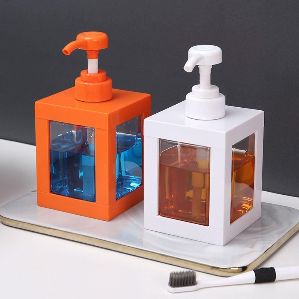 Plastic Square Empty Bottle High-capacity Hand Sanitizer Bottle New Lotion Sub Bottling Bottle