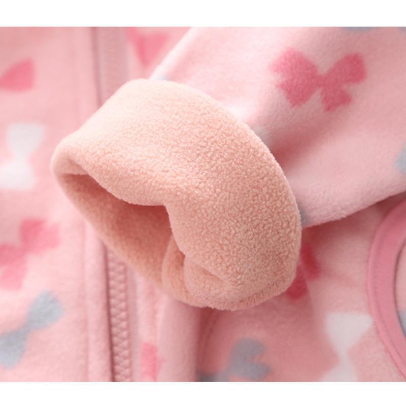 Autumn Winter Children Girls Clothes Baby Coat Kids Cute Thickened Jacket Toddler Fashion Casual Costume Infant Sportswear