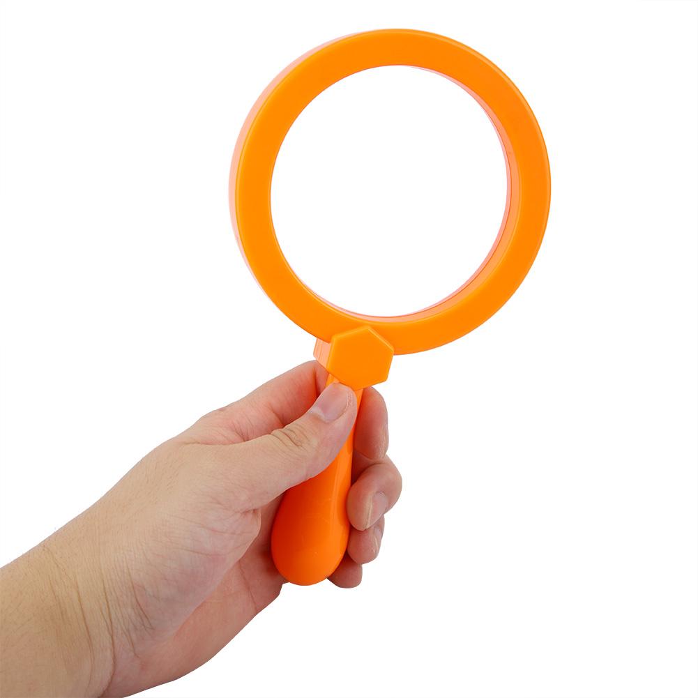 90mm Handheld Kids 3X Magnifying Glass Magnifier with Stand Children Educational Toys