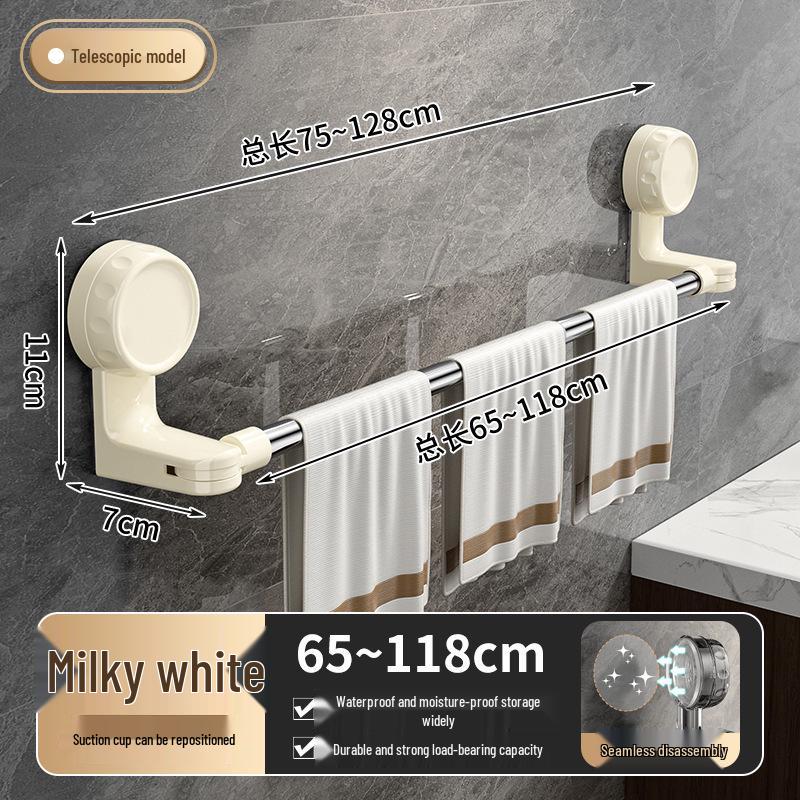 Popular Rotatable Suction Cup Towel & Shoe Rack - No-Drill, Space-Saving Bathroom Storage Solution