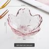 Exquisite Japanese Cherry Blossom Glass Condiment and Dipping Sauce Dish