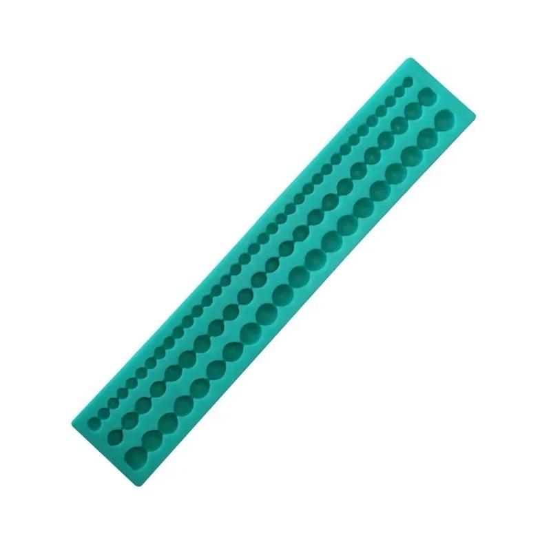Cake Decoration Molds Pearls Strip Chocolate Mold Fondant Silicone Mold Baking Tools Kitchen Accessories Supplies Creative Decor