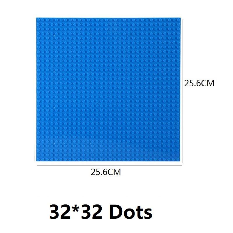 Non-Toxic Single Double Sided 32X32 16X16 16X32 Dots Classic Base Plates Blocks Diy Small Size Bricks Baseplates Construction Building Toy