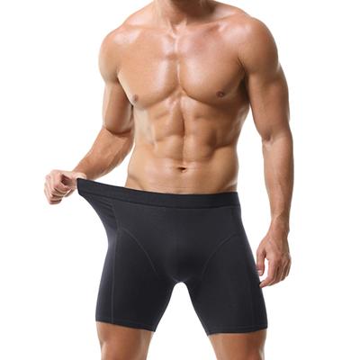 Férfi Boxer Alsónadrág Közepes derékmagasságú Gumis derék U-domborulatú Rövidnadrág Fehérnemű Egyszínű Légáteresztő Karcsúsított kialakítású Bugyi