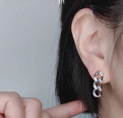 Metal Earrings Without Piercings Women's Chain Earrings Gift Jewelry