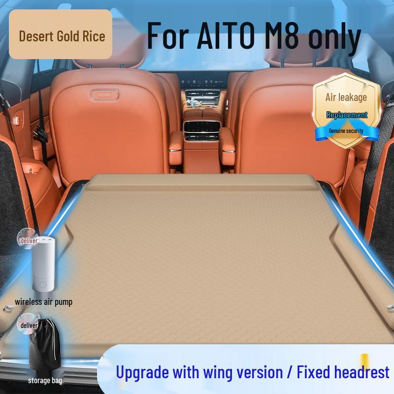 AITO M8 Autobett: Aufblasbare Fünf-Sitzer-Schlafmatte für die hintere und dritte Sitzreihe von Huawei