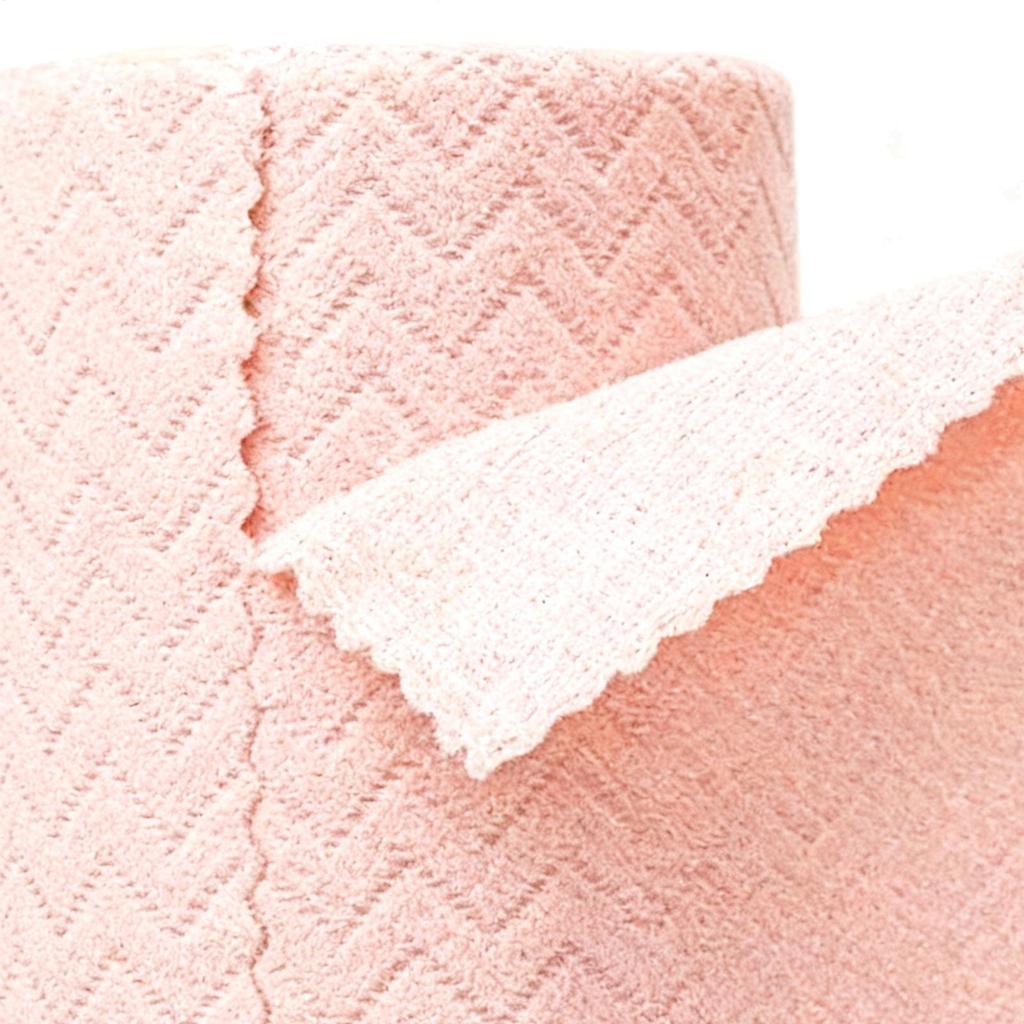 Microfiber Cleaning Cloth Roll Reusable Tear Away Cleaning Towels Wet and Dry Use Rags for Home Kitchen Window Workshop Bathroom
