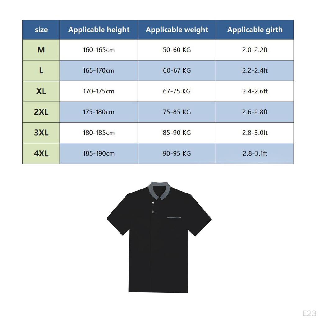 Chef Coat Jacket Overalls Short Sleeve Top Food Service Summer Snap Button Clothes Workwear for