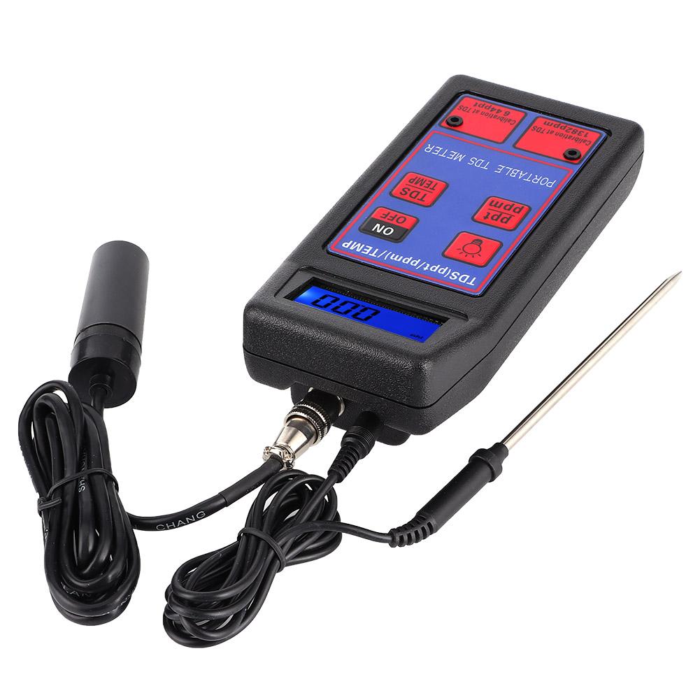 Portable 2?in?1 Salinity Temperature Meter Detector for Laboratory Swimming Pool Hydroponics