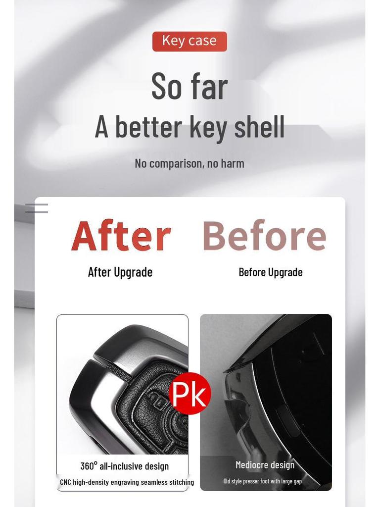 Ford Kuga 13-19 & Focus 17/18 Model Car Key Cover - 12 Metal Pack