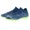 Future Match Soccer Cleats Persian Size Cm HG/AG (107372) Men's, Blue/Puma White/Pro Green, 27.0