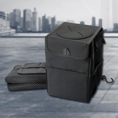 Portable Foldable Car Trash Can Waterproof Hanging Car Garbage Bin Multifunctional Car Interior Storage Container