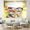 Turma-da-Mônica Print Tapestry, Backdrop, Easy Setup, Ideal for Bedroom, Office & Living Room, with Aesthetic Wall Hanging Decor.