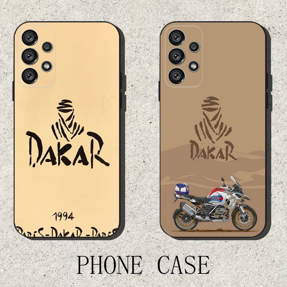 Rally D-Dakar Logo Phone Case For Samsung S25,S24,S21,S22,S23,S30,Ultra,S20,Plus,Fe,Lite,Note,10,9,5G Black Cover