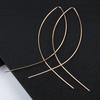 Round Dangle Earrings for Women Punk Personality Hanging Earrings Circle Pendants Drop Earrings Pendientes
