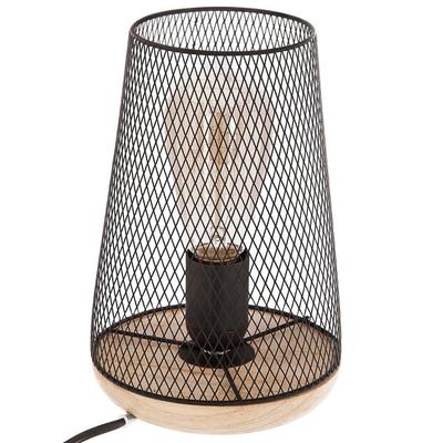 Zely Mesh Lamp Metal | Wooden