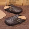 Unisex Style BK007 Clog Mule Sandals Closed Toe Slip On Garden Beach Shoes Anti Slip Lightweight Casual Summer Footwear summer