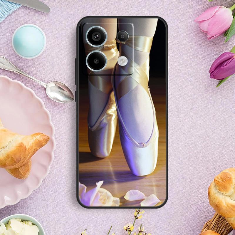 Ballet Shoes Case For Xiaomi Redmi Note 13 11 10 12 14 15 Pro Plus Cover For Redmi 15 14C 10C 13C 12C 15C