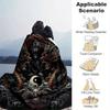 1pc Yin and Yang Dragons Blanket, Cartoon Home Decor Gift, Living Room, Travel, Camping, Car Blankets