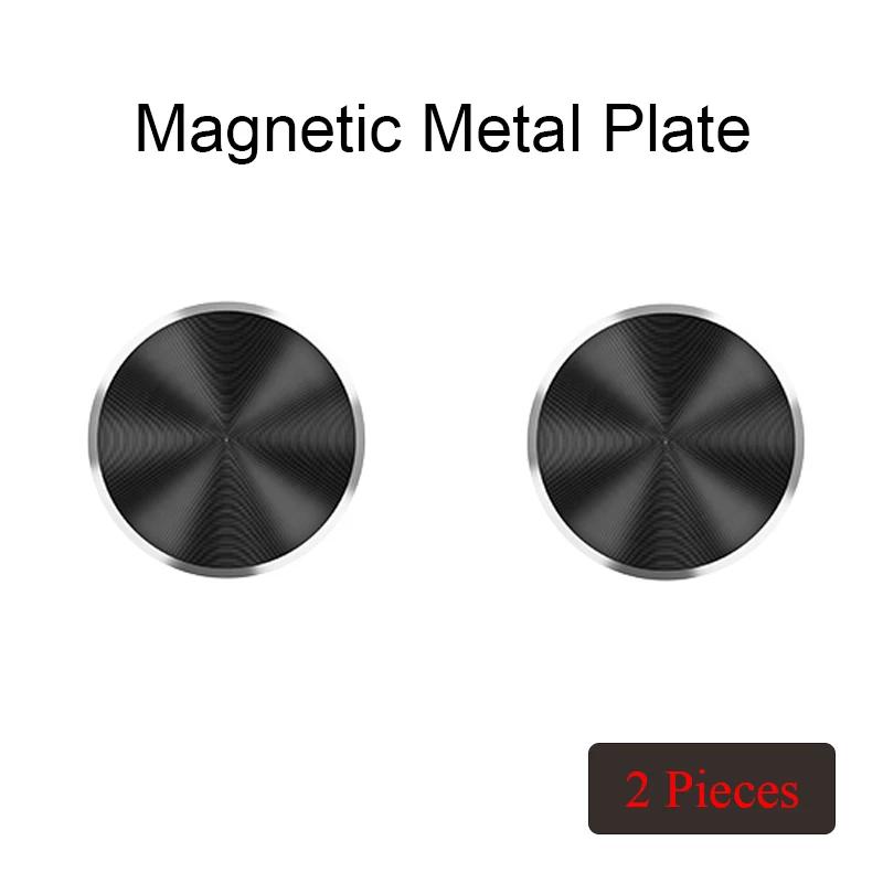 Magnetic Disk Phone Stand Magnet Metal Plate for Magsafe Car Cellphone Holder Iron Sheet in Car Support Plates for iPhone Xiaomi