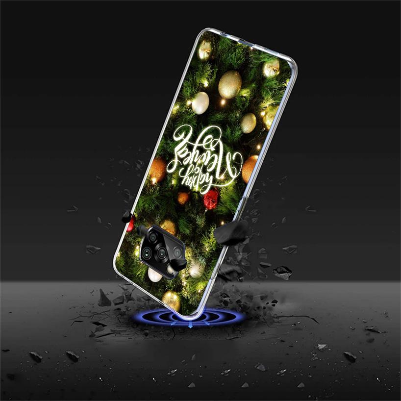Frohe Weihnachten Baum Schnee Handyhülle Für Xiaomi Poco X7 X6 X5 Pro F7 Ultra Redmi 15C 15 13C 13 12C 12 10 10A 10C 9 9A 9C 9T Hülle
