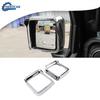 Rearview Mirror Rain Eyebrow Cover Decor Frame For Jeep Wrangler JL/JT 2018+ABS