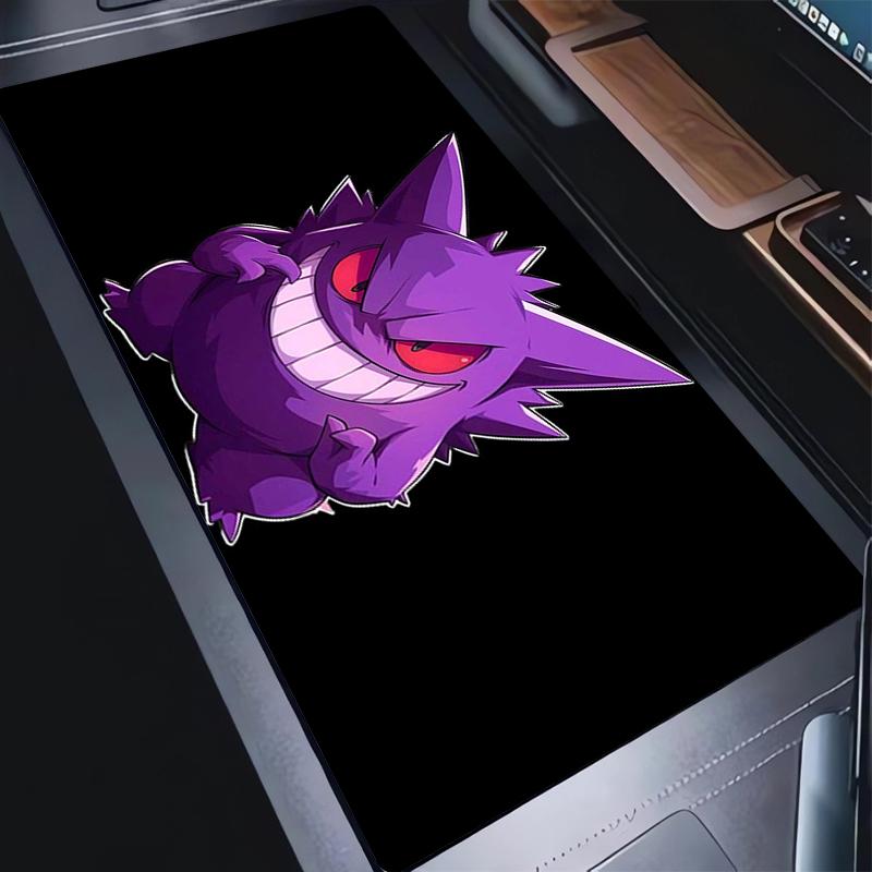 Neon Flame Gengar Pokemon Gaming Mouse Pad Waterproof Non-slip Desk Mat