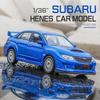 1/36 Subaru WRX STI Car Styling Licensed Diecast Car Model Toy Alloy Metal High Simulation for Collection Gifts F44