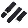 16mm - 28mm Waterproof Solid Soft Silicone Buckle Watch Strap Band Replacement