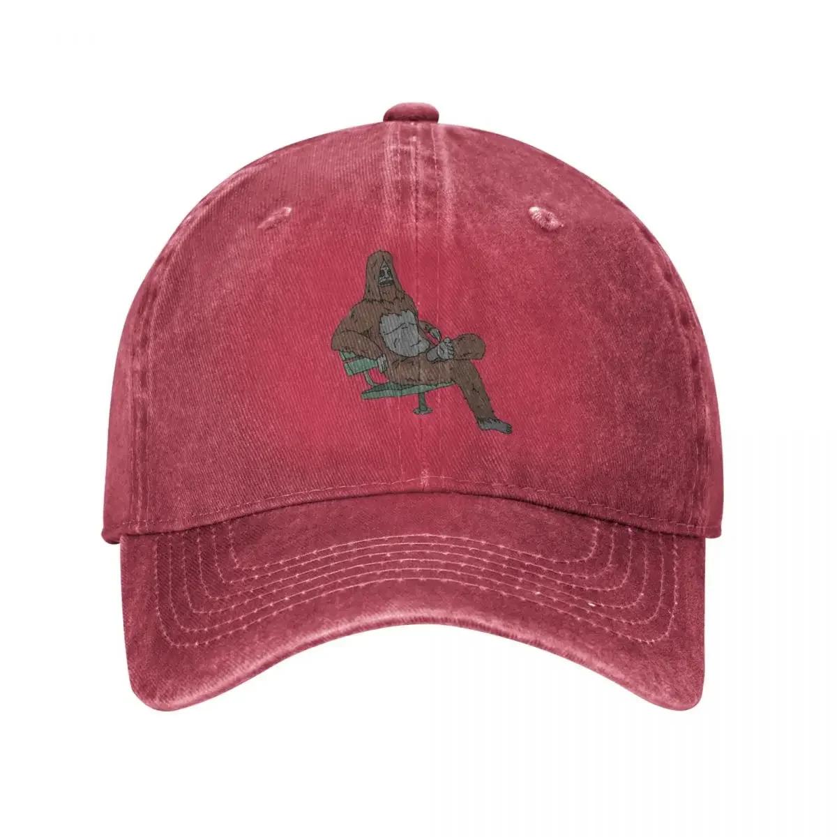 

Chillin Sassy The Sasquatch Baseball Caps Snapback Denim Hats Outdoor Adjustable Casquette Sports Baseball Cowboy Hat for Unisex One Size