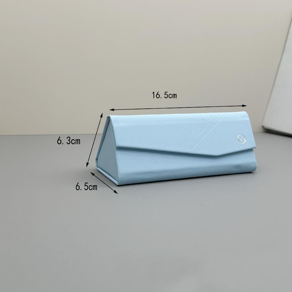 Leather Sunglasses Storage Box Minimalist Reading Glasses Protective Cover Foldable  Glasses Case