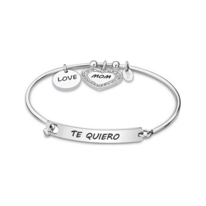 Bracelet - Lotus - LS2017-2-4 - Acier inoxydable - Argenté - Femme