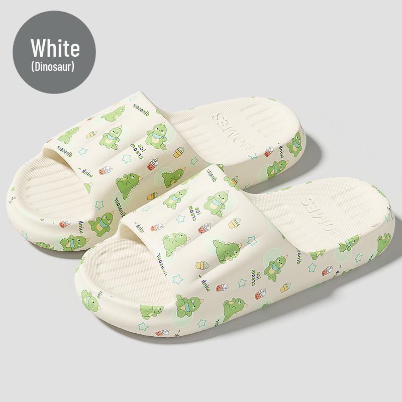 Yaz Karikatür Baskılı Kaymaz EVA Terlikler Erkek & Kadın için – İç/Dış Mekan Kullanımı