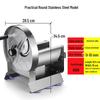 Stainless Steel Hand-Crank Slicer for Vegetables & Fruits