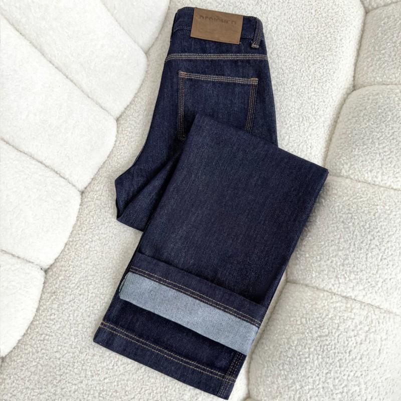 Womens High Waist Wide Leg Jeans 2026 Streetwear Loose Slim Straight Long Pants A8062-1