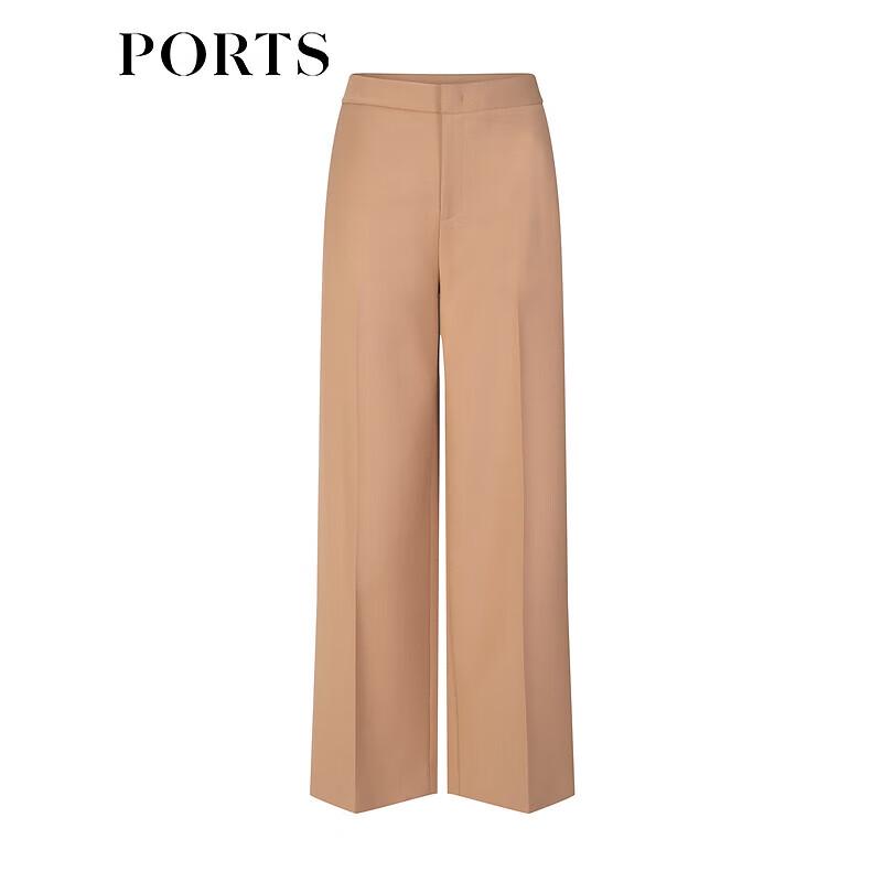 PORTS Women's Wool Blend Straight-Leg Trousers