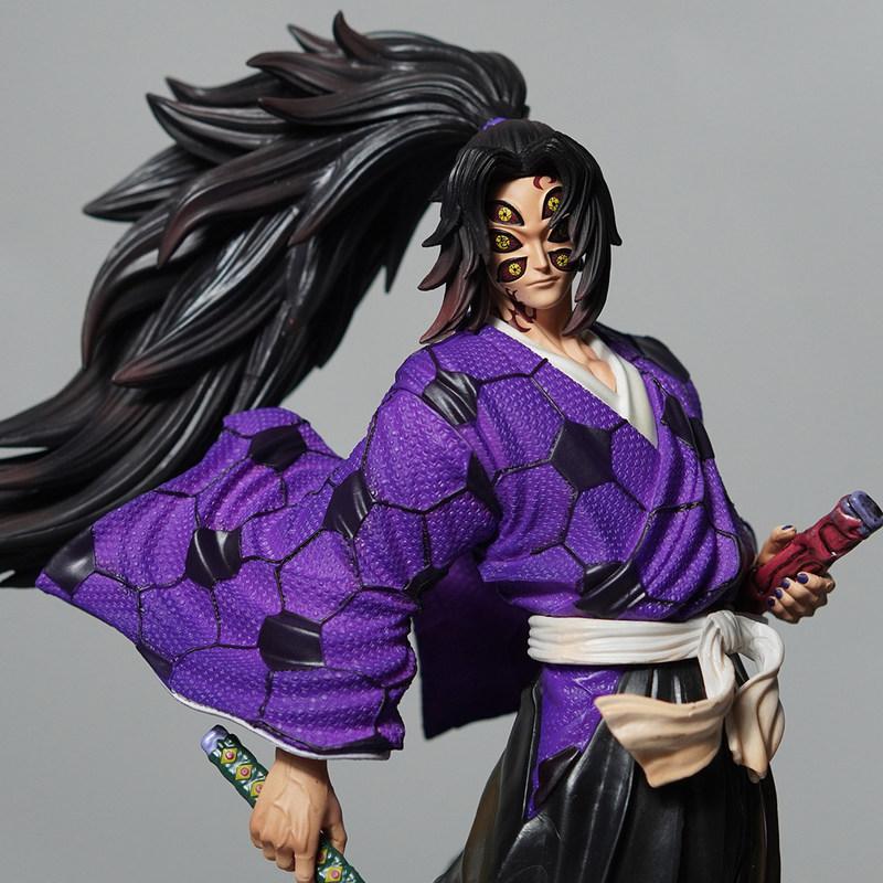 Ft Gk Figur Kokushibo Dämonentöter Anime Sammlerstück Statue Schreibtischdekoration Geburtstagsgeschenk Animation Peripheres Ornament