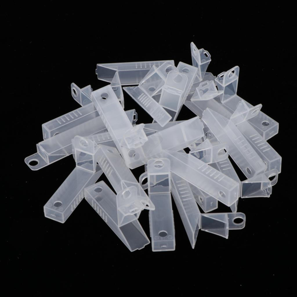 20 Pieces Clear Plastic Storage Case mini memory