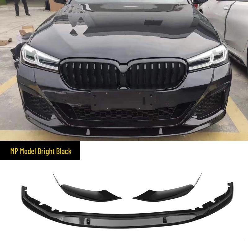 Compatible BMW New 5 Series Front & Rear Lip Kit (525/530Li) - Black Warrior MP Modification Kit.