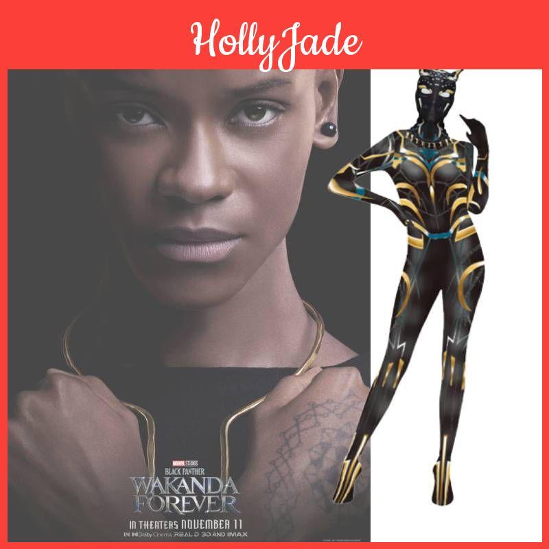 Pantera Neagră Wakanda Forever Letitia Wright Body Elastic pentru Femei Accesorii Cap Cosplay