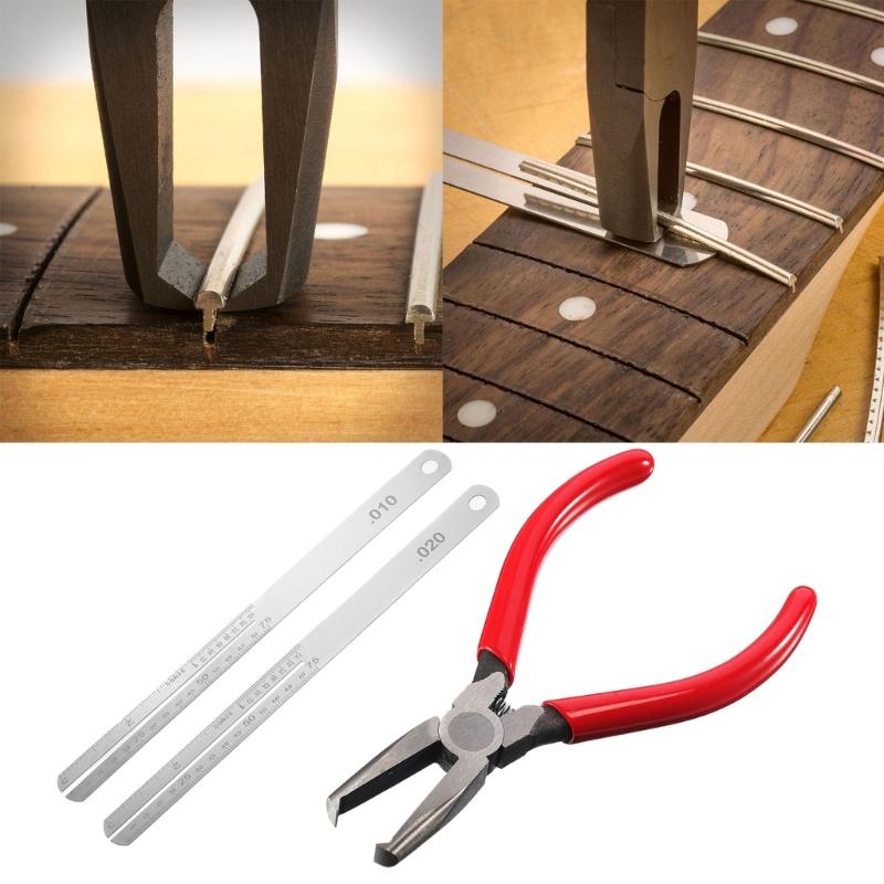 Guitar Bass String Fret Puller Removal Cutting Guitar Pliers Fret Clamp Fret Flat Head Plier Fret Nipper Tool Easy Use