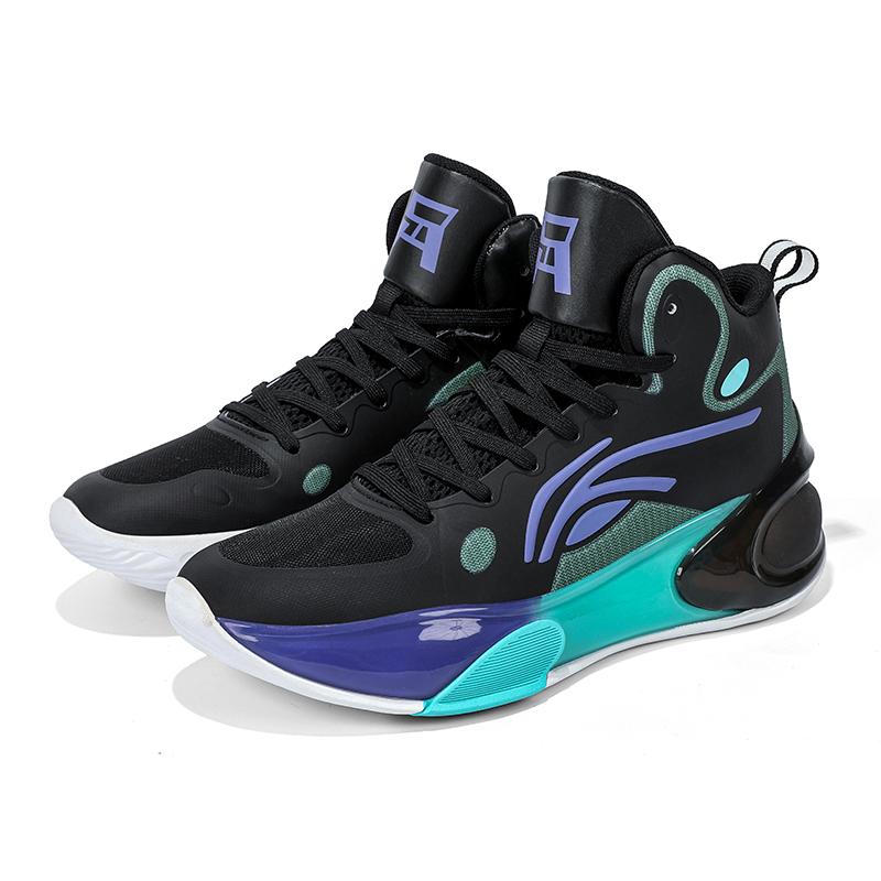 Студенческие баскетбольные кроссовки мужские дышащие высокие амортизирующие противоскользящие профессиональные боевые спортивные кроссовки 36 6265₽